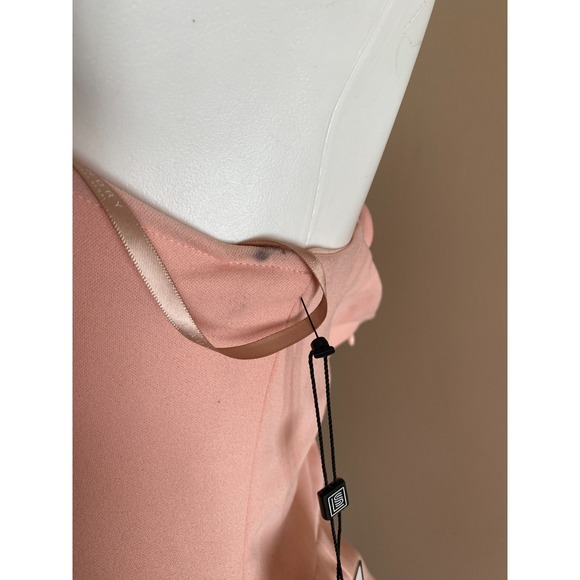 Laundry by Shelli Segal Pink Off Shoulder‎ Sheath Dress Size 10 - Picture 6 of 8